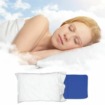 

1 Pc Cooling Pillow Ices Pad Ices Pillow Comfortable Body Cool Mat for Summer Sleeping Aid Essential Pillow 66CY