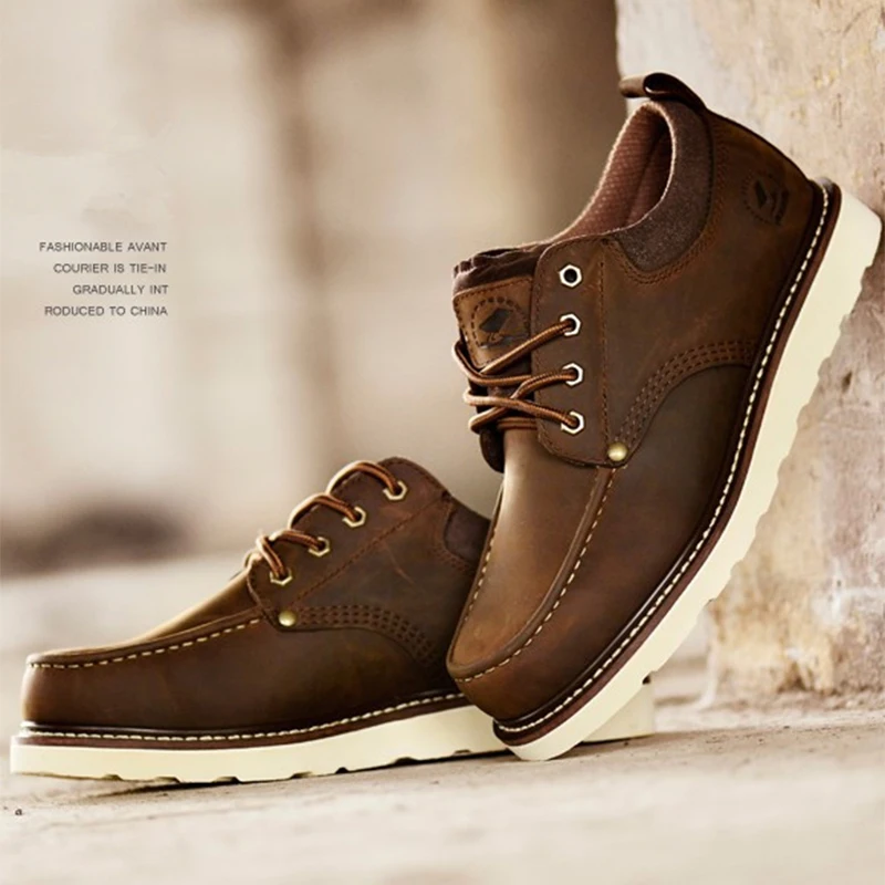 Мотоциклетные Мужские Водонепроницаемые Ботинки martin кожаные ботинки