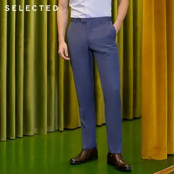 

SELECTED Men's Pure Color Cotton Sheep Wool Regular Fit Suit Pants T|41916B510