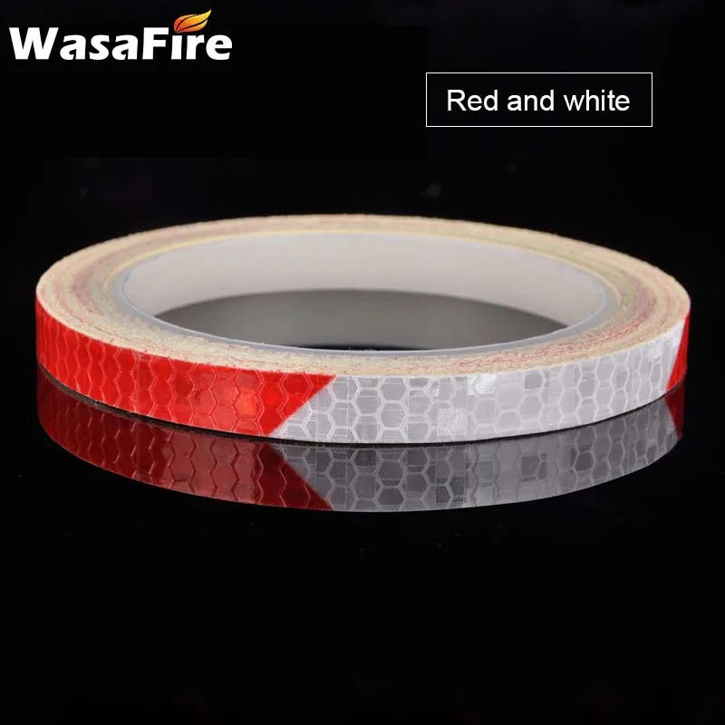 WasaFire светоотражающие наклейки для велосипедов флуоресцентная клейкая лента колесо горного велосипеда наклейка для безопасности езды на велосипеде отражатели