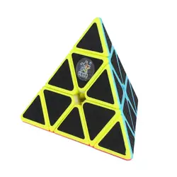 YUXIN ZHISHENG Профессиональный треугольник из углеродного волокна 3x3x3 Пирамида волшебный куб головоломка на Скорость Куб Обучающие игрушки