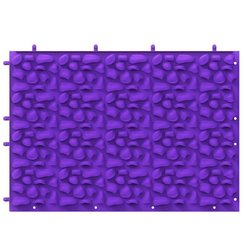 New Foot Massage Acupressure Mat Artificial Pebble Walking Toe Plate Manual Massaging Pad - Цвет: Z