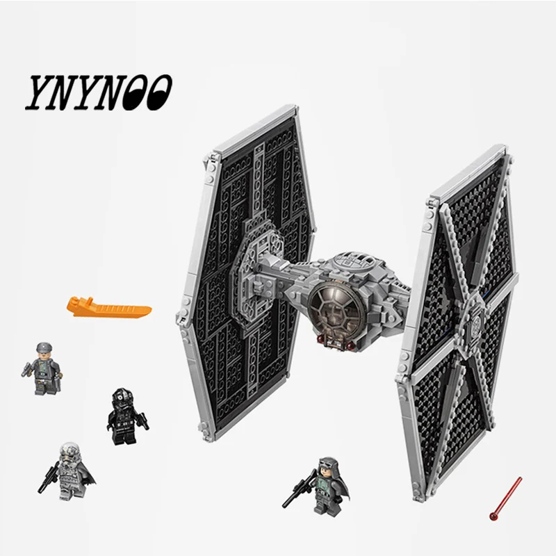

BELA 10900 Star Series Wars Imperial TIE Fighter Building Blocks Iconic Attack Compatible with 75211 Toys For Children
