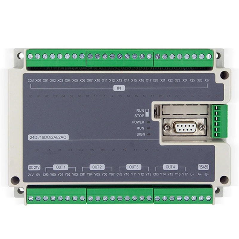 AABB-FX3U-40MT 6-осевой синхронный 180K импульсный Выход ПЛК промышленного Управление доска