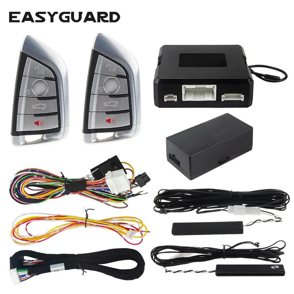 EASYGUARD pke Автомобильная сигнализация Дистанционный старт стоп Совместимость с