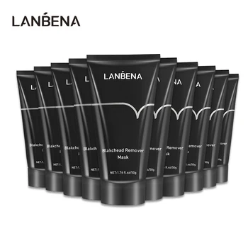 

LANBENA Deep Cleaning Remove Blackhead Remover Mask Blackhead Acne Shrinking Pore Improve Rough Acne Treatment Face Care 10PCS