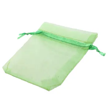 

New 100 Pcs Organza Wedding Favour Bags Jewellery Pouches