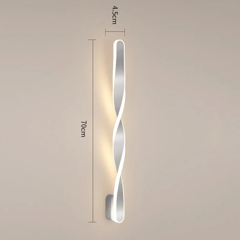 (WECUS) Designer special 70cm LED wall lamps modern Nordic spiral wall lamp patented design and cre - 4000273226765
