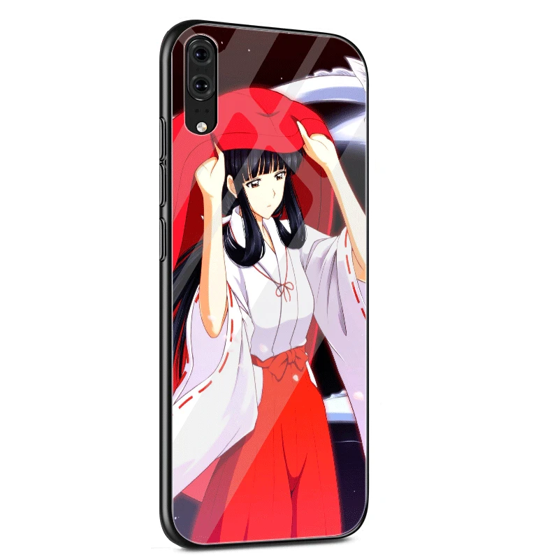 Стеклянный чехол для huawei P30 P20 P10 Y9 Y6 mate 20 Pro Lite P Smart Honor 7A 8X9 10 чехол Inuyasha - Цвет: G2
