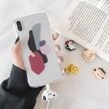 

New Cute USB Cable Protector Cable Organizer Data Line Management Charging Protection Data Line Ties For iPhone 6 7 8 X iPad