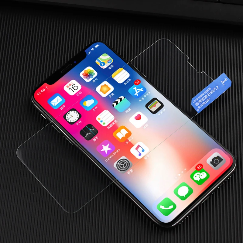 Protective Tempered Glass Glass Film Soft Edge Full Cover Screen Protector For Iphone 7 8plus 7 8 6 6splus 6 6s X Xs Xr Xsmax
