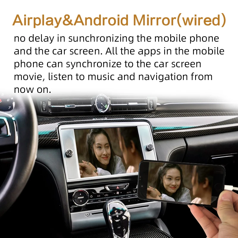 Sinairyu Wifi беспроводной Apple Car Play Carplay для Maserati Retrofit- Ghibli Quattroporte с iSO13/Android Mirroring