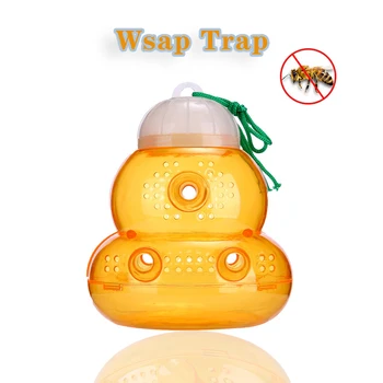 

EZ4U Plastic Wasp Trap for Hornet Bees Yellow Jackets Reusable Hanging Outdoor Catcher Beehive Wasp Trap