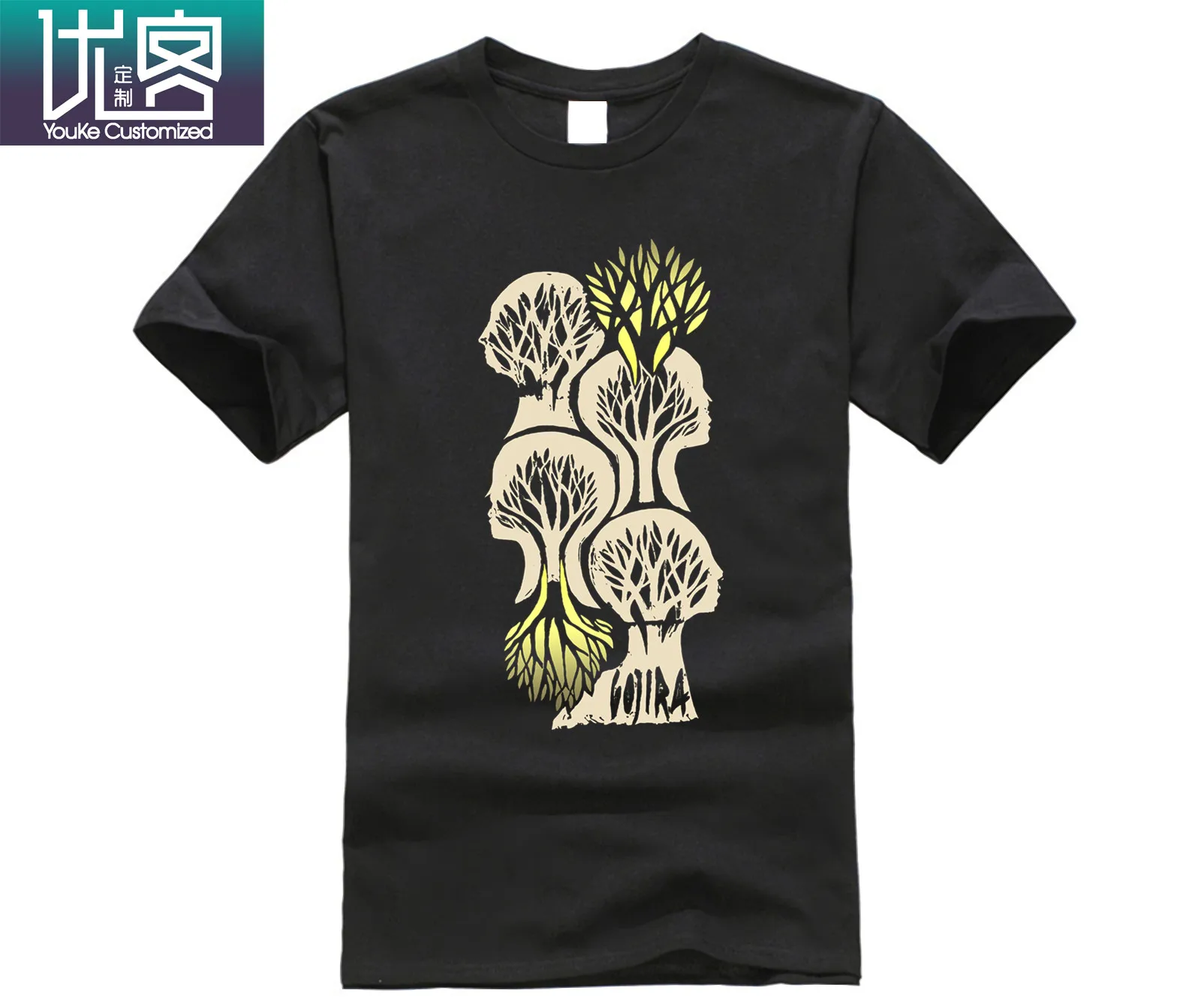 

Mens 100% Cotton Short Sleeve Print Gojira T Shirt Descendants Band Logo Official Mens Black