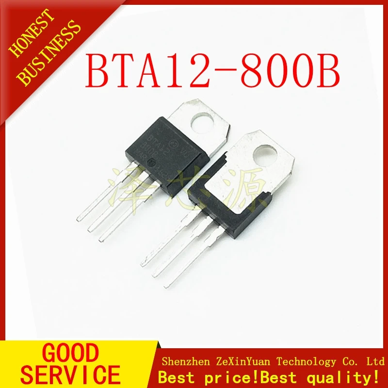 50 шт./лот BTA12-800B BTA12-800 BTA12 симисторов 12 ампер 800 Вольт-220 Новый | Электроника