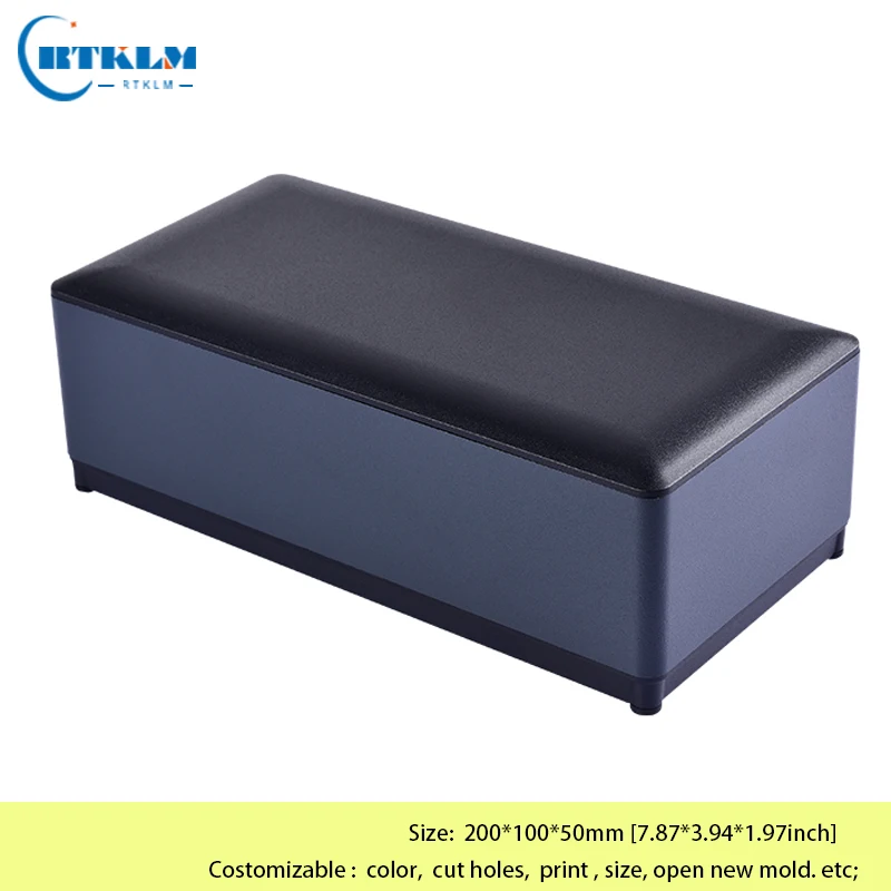 Aluminium enclosure junction box DIY box for electronic project aluminum amplifier enclosure instrument enclosure 200*100*50mm