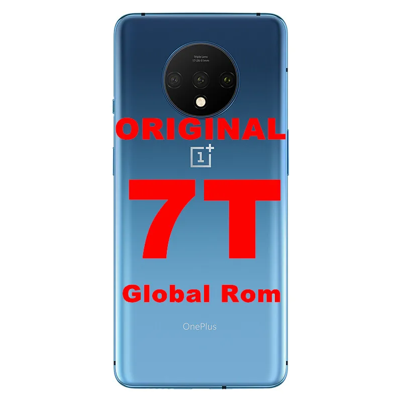 Original New Oneplus 7T Smart Phone Android 10.0 Snapdragon 855 Plus 6.55&quot 2400X1080 90Hz 8G RAM 256G ROM 48.0MP 30W Charge | Мобильные
