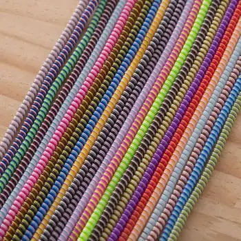 

2000pcs/lot 1.4M MIX Color phone Wire Cord Rope Protector USB Charging Cable Bobbin Winder Data Line earphone Cover Suit