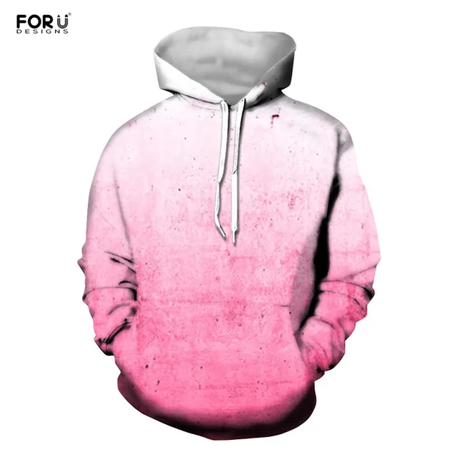FORUDESIGNS, модные, градиентные, цветные, дизайнерские 3D толстовки для женщин, повседневные зимние топы, популярный стильный костюм, толстовка, пуловеры, спортивный костюм - Цвет: HMC2882Z72W