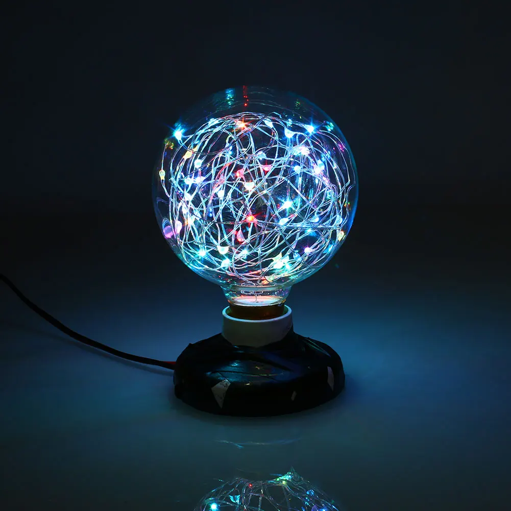 E27 G95 1.6W Vintage Edison Bulb Starry 50-LED Lamp Starry Style Bar Light