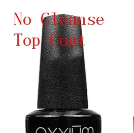 no wipe top coat 15 мл Гель-лак для ногтей основа и верхнее покрытие Гель-лак светодиодный фонарь цветной гель для ногтей стемпинг для украшения ногтей Краска Гибридный Гель-лак - Цвет: no wipe top coat