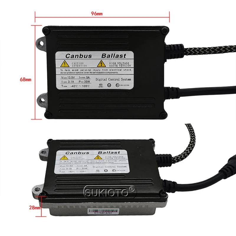 SUKIOTO 35W Xenon D1S Canbus Ballast Replacement For Auto Headlight D1S D1R Xenon Kit Car Styling Digital Slim Ballast Reactor (8)