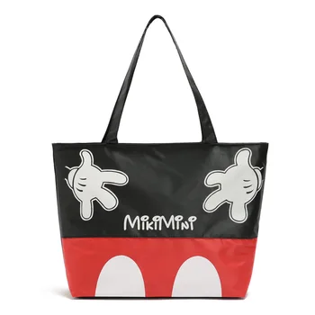 

2020 New Direct sale canvas handbag cartoon printing shopping bag student tuition bag luxury women's portable bag bolsa feminina