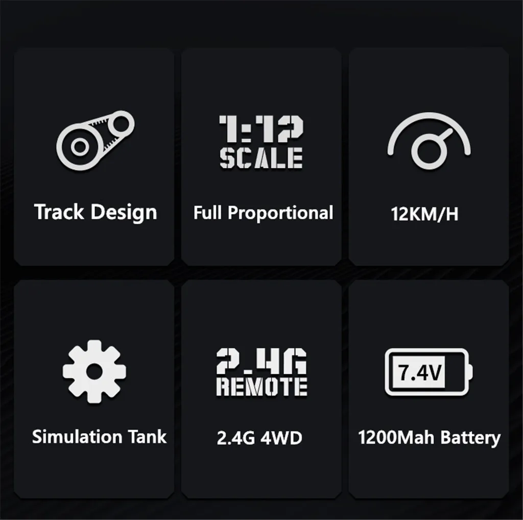 SG 1203 мир радиоуправляемой танковой машины 2,4G 1:12 высокоскоростная полноуправляемая модель автомобиля 5 м глубина болота дверь Чайка металлическая гусеничная цепь# Y3