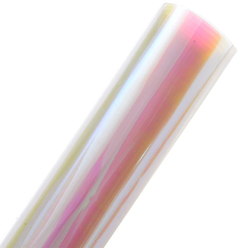 Headlight Film Transparent Hologram Sticker 100x30cm Tint Film Chameleon Oil Slick Motorcycle Whole Car Decoration Sticker