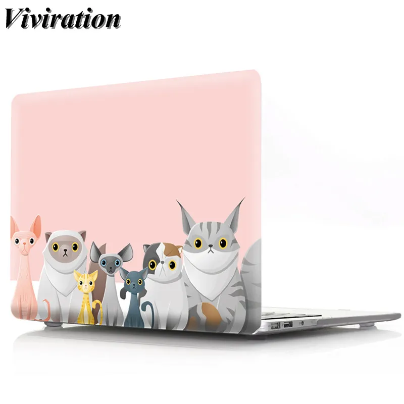 Красивый чехол с принтом листьев для Macbook Pro retina 12 13 15 Air 11 13 15 15,4 13,3 11,6 дюймов, чехол из ПВХ, аксессуары для компьютера - Цвет: 013D