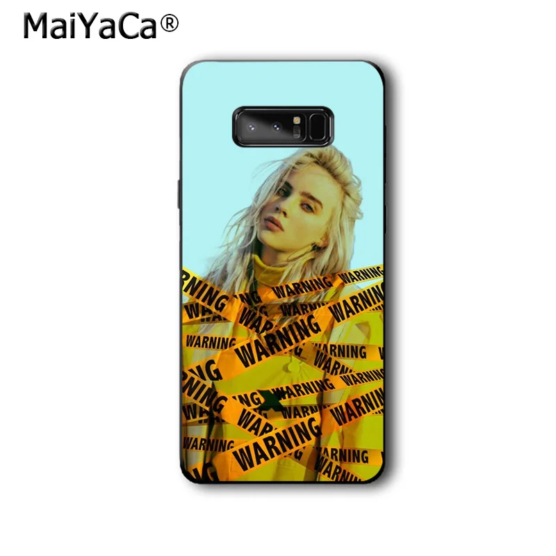 MaiYaCa Billie Eilish Горячая музыка певица звезда чехол для телефона для samsung обратите внимание на возраст 3, 4, 5, 7, 8, 9, 10 pro A7 A10 A40 A50 A70 J7 - Цвет: A12