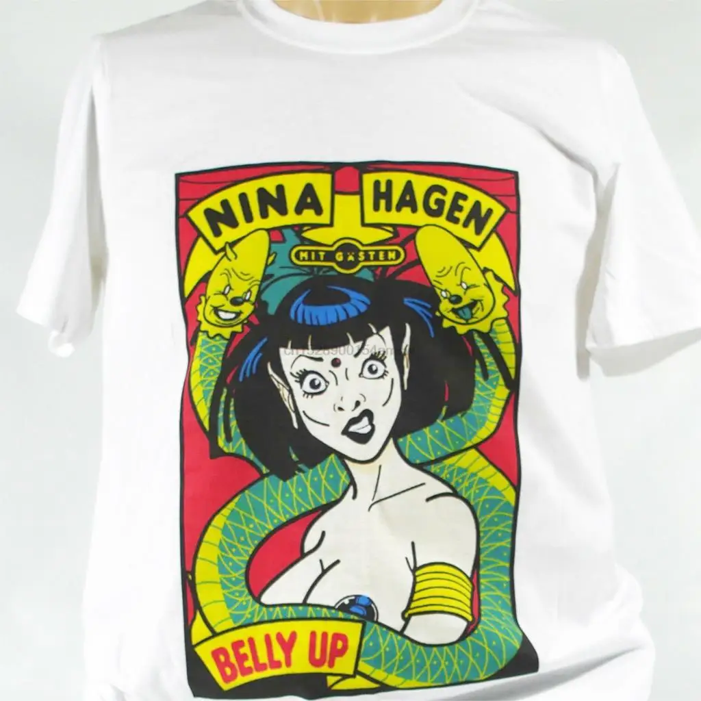 NINA hgen футболка в стиле панк-рок creatures patti smith siouxsie S-3XL | Мужская одежда