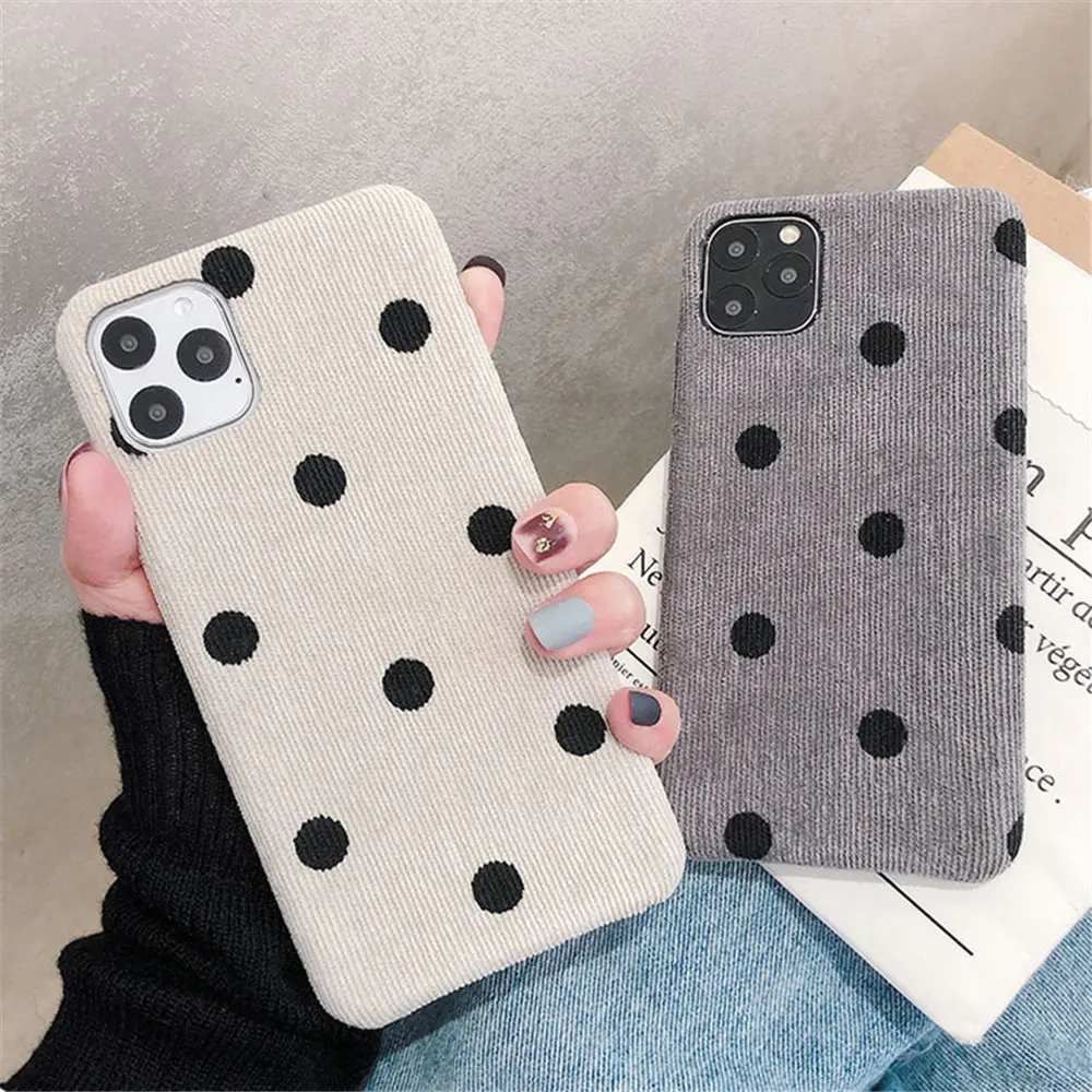Lovebay волнистый тканевый чехол для телефона для iPhone 11 Pro X XR XS Max 7 8 6 6s Plus 11 холщовая ткань плюшевая оболочка мягкая ПУ задняя крышка