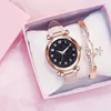 Fashion Women Watches Best Sell Star Sky Dial Clock Luxury  Women's Bracelet Ladies watch Quartz Wristwatches Relogios Feminino ► Photo 2/6