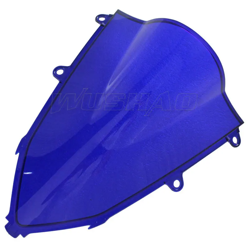 Мотоцикл Double Bubble ветровое стекло для Honda CBR650R CBR 650R 650 R дым черный - Цвет: Blue