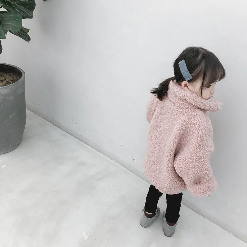 Meninos e Meninas de Pelúcia Inverno da Criança Crianças Velo Engrossado Cabolsa Roupas Inverno 2020 Meninas Cordeiros lã Quente Algodão Jaqueta 38 Cheap Jaquetas e casacos