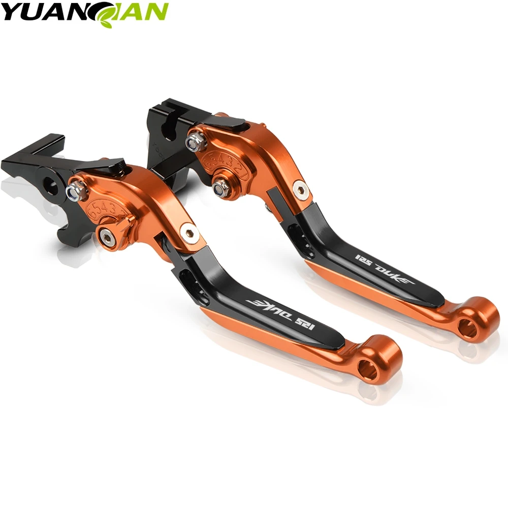 Для KTM RC125/125 Duke 125 Duke 2011 2012 2013- мотоциклетный Тормозной Рычаг Регулируемый мотоциклетный выдвижной тормозной рычаг сцепления