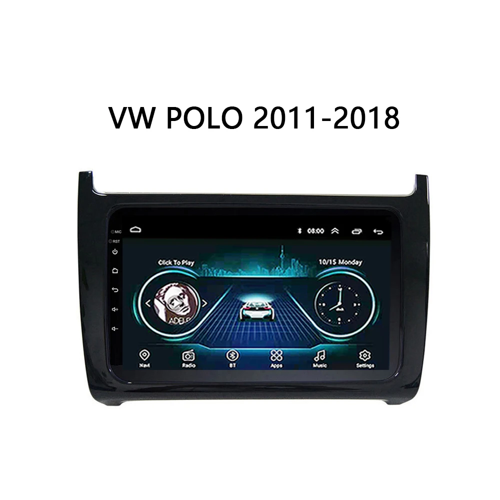 Автомобильный DVD-плеер для Volkswagen POLO автомагнитола 2009 2010 2011 2012 2013-2018 GPS navi поддержка