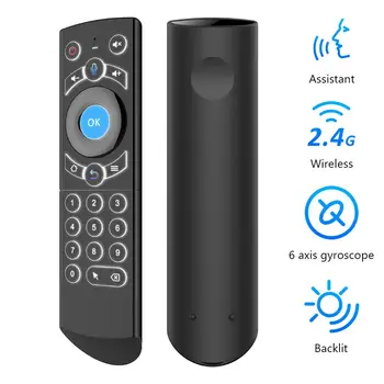 

G21 Pro 2.4G Wireless Gyro IR Learning Voice Remote Control for X96 Mini H96 Max
