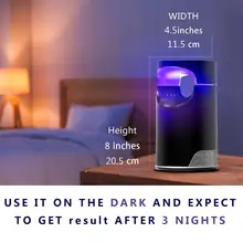 НОВАЯ безопасная фотокаталитическая лампа для комаров, светодиодный светильник, нетоксичный УФ-ловушка для насекомых, SF66