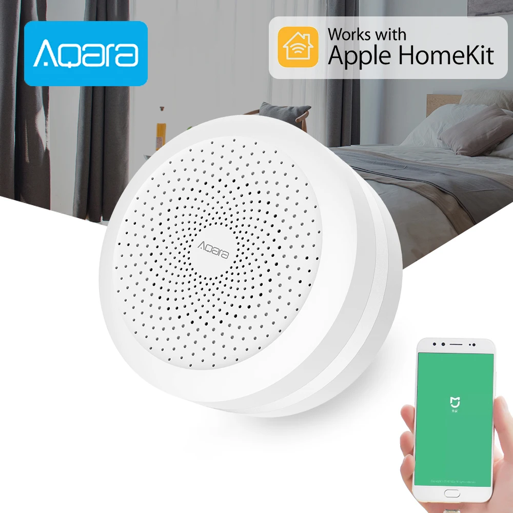 Блок управления умным домом Aqara Gateway хаб для Apple Homekit с RGB подсветкой поддержкой