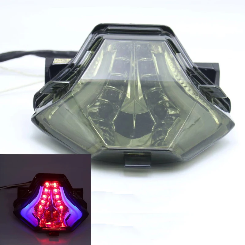 

For Yamaha R3 R25 MT07 MT-07 MT 07 25 03 Rear Tail LED Running Flashing Light Stop Brake Blinker Taillight Turn Signals Flasher