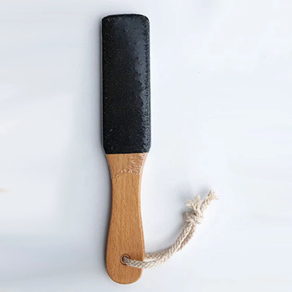 Pedicure Wooden Scraper Foot File Cuticle Callus Hard Dead Skin Remover Brush