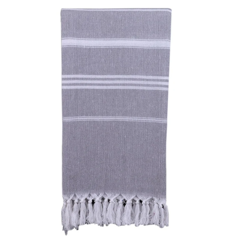 gray Trow 100*180 см турецкое хлопковое банное полотенце с бахромой домашняя жизнь путешествия мягкое удобное банное полотенце домашний текстиль - Цвет: gray