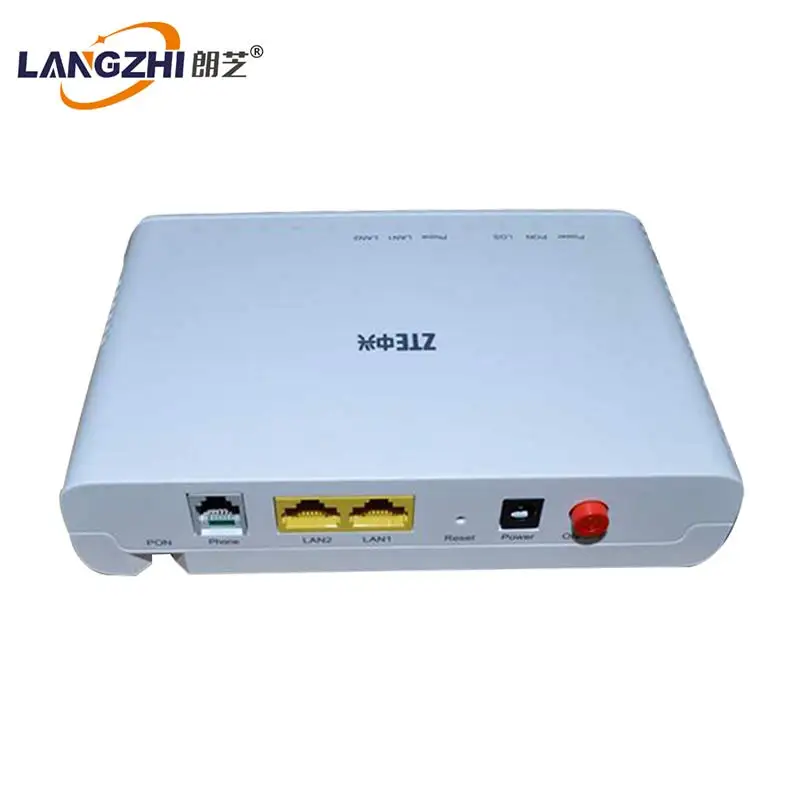 Orinigal Zte F612 2 порта Ethernet + 1 порт Telefoon en Gpon терминал Ftth Ont toepasing OP Modus Engels Versie