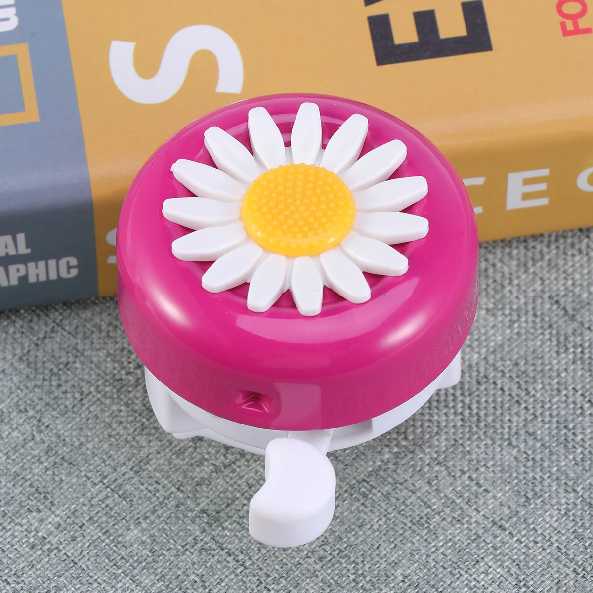 1PC Bike Bell Iron Safe Chrysanthemum Pattern Loud Cute Bike Horn Bicycle Ring Bell for Children