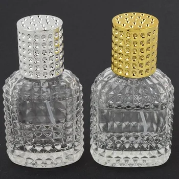 

Portable Glass Pineapple Perfume Spray Bottles 30ml Empty Cosmetic Containers Grid Atomizer for Outdoor Travel WB1142