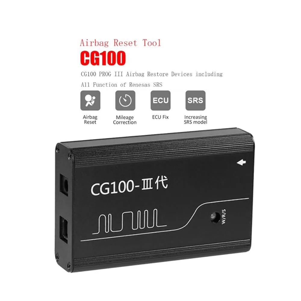 CGDI CG100 PROG III pełna wersja (podstawowa/standardowa) obsługa przywracania/resetowania poduszek powietrznych Renesas Renesas SRS CG100-III CG 100 CGDI CG100 PROG III pełna wersja (podstawowa/standardowa) obsługa przywracania/resetowania poduszek powietrznych Renesas Renesas SRS CG100-III CG 100
