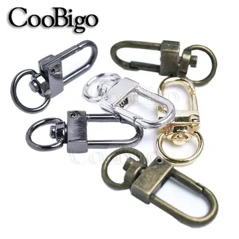 

12pcs Metal Key Chain Holder Swivel Trigger Lobster Clasp Snap Hook Key Chain Rings for Key Ring Backpack Bag DIY Accessories