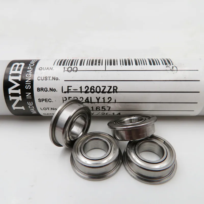 20 Stück NMB Minebea Hochgeschwindigkeits-Miniatur-Flanschlager, verschiedene Bohrungsgrößen 2 mm–10 mm, kompakte Flanschlager für den industriellen Einsatz – Detail 8